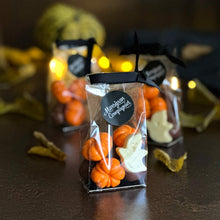 Last inn bildet i Galleri-visningsprogrammet, halloween sjokolade konfekt marsipan gresskar valrhona
