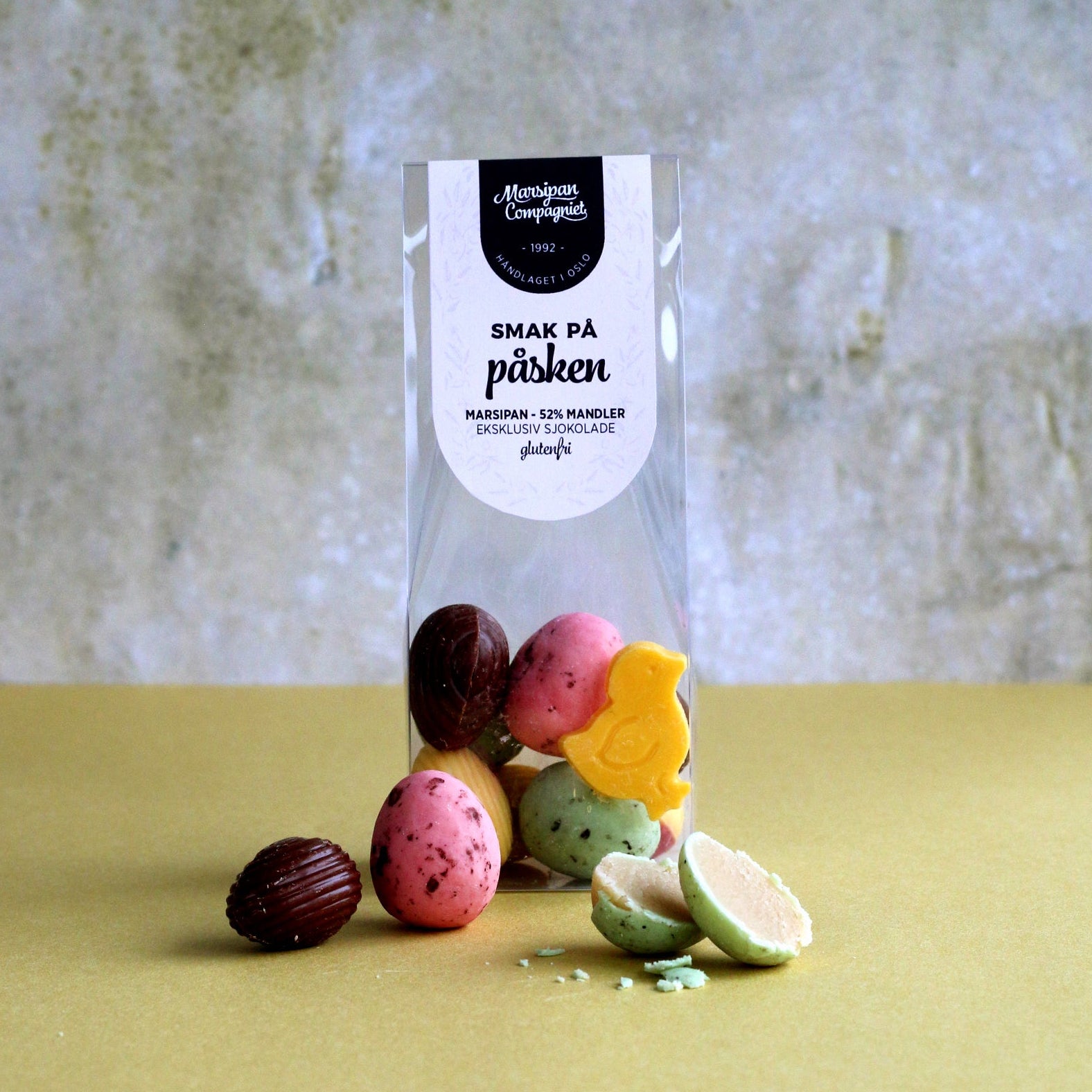 smak på påsken påskemarsipan påskegodt sveitsisk sjokolade mandelmarsipan påskekylling 