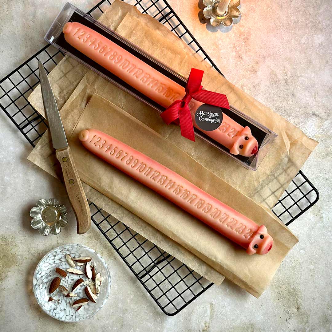 marsipangris julekalender kalendergris marsipankalender adventkalender julegris marsipan