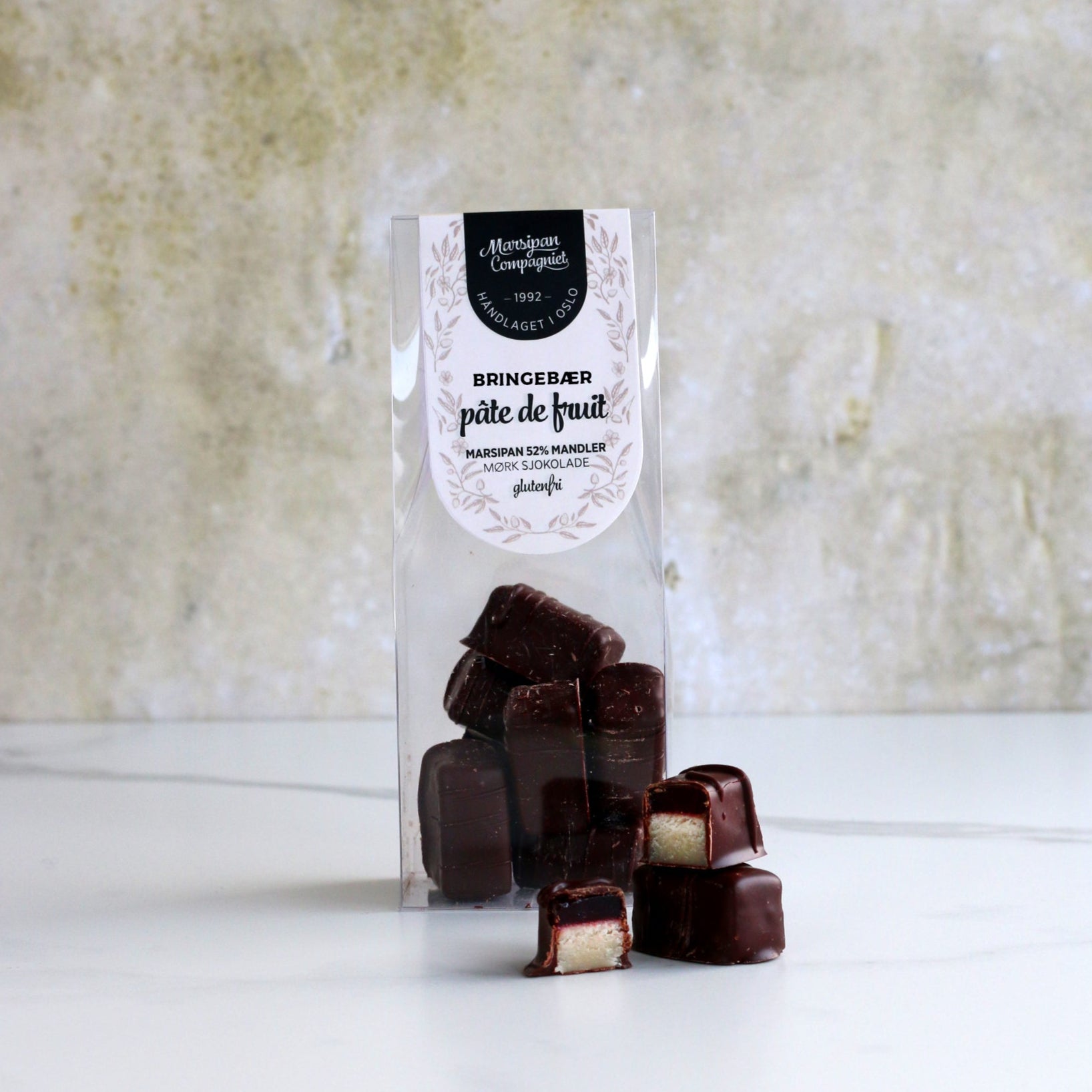 Pâte de fruit bringebær troika gelé konfekt