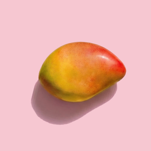 Viral frukt mousse cake mango trompe loeil