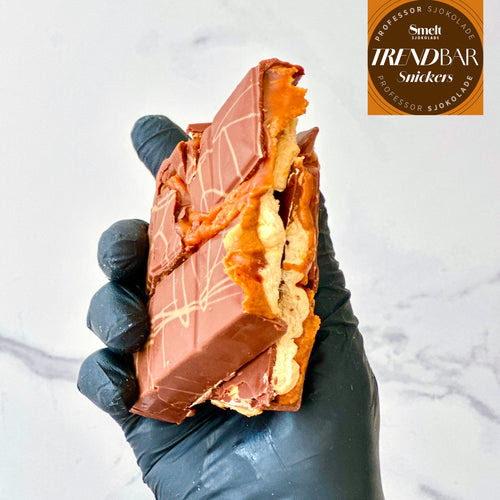 snickers bar sjokoladebar chocolatebar  snickers sjokoladebar, håndlaget sjokolade, premium sjokolade, sveitsisk sjokolade, luksus sjokolade, gave til sjokoladeelsker trendbar professor sjokolade